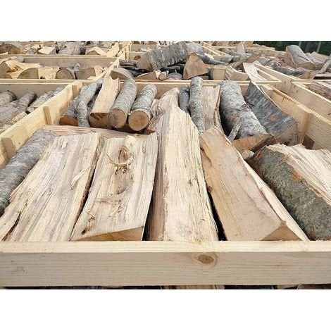Legna da ardere stagionata italiana 30-45 cm – Bancale 90x90x170 cm – Bruciatura lenta e alta resa calorica – Agrifer